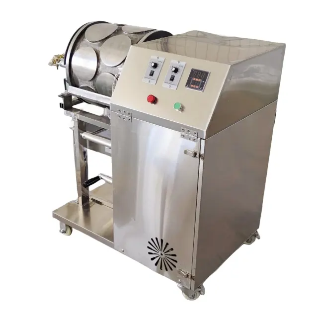 Automatische Elektrische Roti Maker Mini Arabische Pita Brood Maken Machine Chapati Pannenkoek Machine