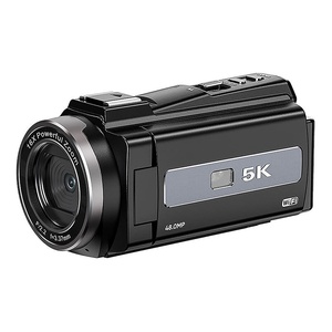 מצלמה 48mp קומפקטית עם חיישן cmos, זום דיגיטלי 16x 3 ס "מ להעיף פס", מצלמת וידאו 5k, מצלמת וידאו