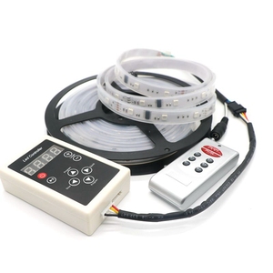 12V 6803 IC 133 Magic Dream Color LED Flexible RGB Strips Light 30LED/<strong>M</strong> IP67 <strong>SMD</strong> <strong>5050</strong> Tape +Controller - Product Image 1