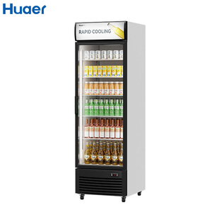 Giao Hàng Nhanh Chóng Uống Mát Màu Đen Cửa Duy Nhất Hiển Thị Trong Suốt Đỏ-Bult-Tủ Lạnh Trong Quảng Châu Trung Quốc - Product Image 1