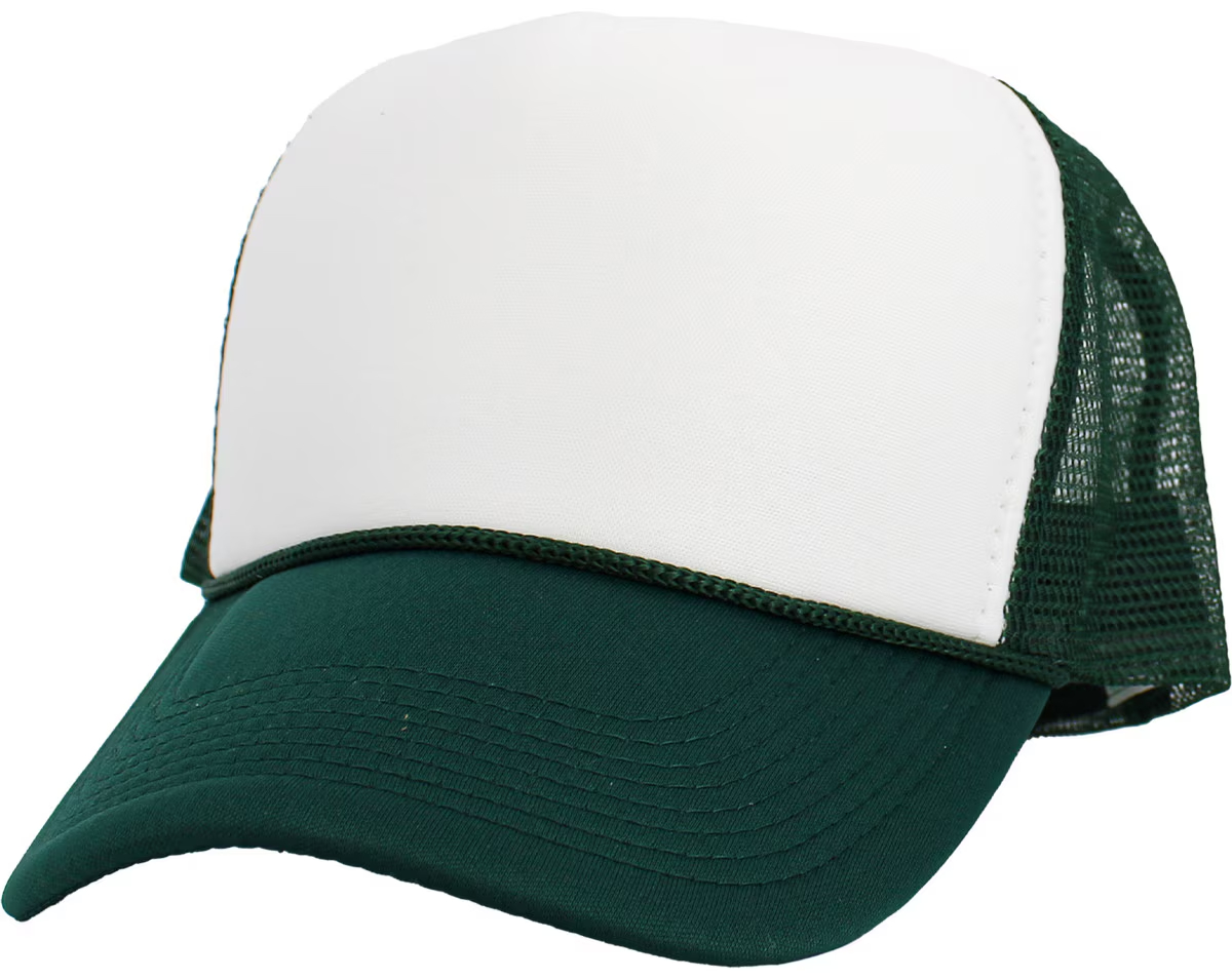 Verde oscuro + blanco