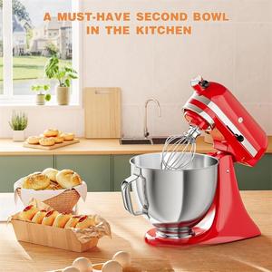 Kompakt 3.2Qt 6-Speed elektrikli çırpma ile tezgah mikseri, hamur kanca & düz çırpıcı günlük mutfak kullanımı için taşınabilir ve hafif - Product Image 5