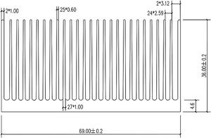 Aluminum Alloy Extrusion 6063-t5 Thermal Paste Led Light Cob Radiator <strong>1kw</strong> 1kg <strong>Heatsink</strong> - Product Image 2