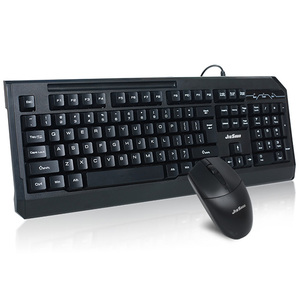 Jieshuo-Conjunto de teclado y ratón para gaming, teclado sensible al usb y combinación de ratón para ordenador de oficina