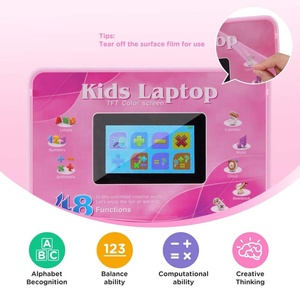 48 Lernmodi Kinder Englisch Laptop Spielzeug Pädagogische Multifunktions-TFT-Farbbild schirm Lernmaschine Computer mit leichter Musik