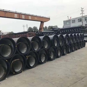 En545 Dn300 Dn80涂层铸铁管水管200毫米400毫米C25 C30 C40 K9圆形球墨铸铁管