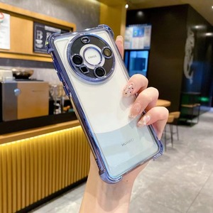 Huawei <span class=keywords><strong>magic</strong></span> 6 pro透明アクリルハード携帯電話ケース用の人気の電気メッキ4コーナー落下防止保護シェル