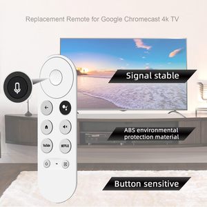 カスタムG9N9N音声リモートコントロール新しいユニバーサルプラスチックTVリモートシリコンGoogle Chromecast 4K互換性雪機能 - Product Image 4