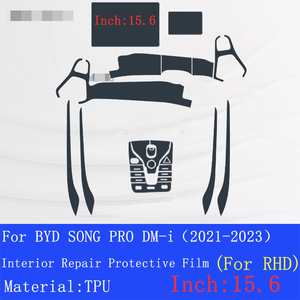 For BYD SONG PRO <strong>DM</strong>-i(2021-2023)Car GPS Navigation LCD Screen TPU Protective Film Protector Decoration <strong>Stickers</strong> - Product Image 5