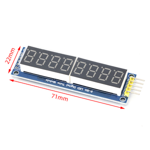 <strong>74HC595</strong> CWG 8-Digit 8 Bits 8bit Digital Tube Display Control Module Red Three IO for <strong>Arduino</strong> 595 Driver