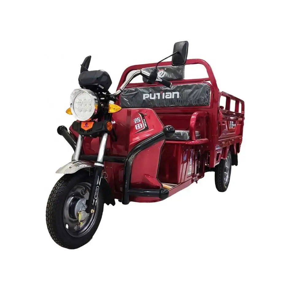 Best Price 2 Person Electric Car Bajaj Tuc Mozambique Motorcycle 3 Wheel Food Bike For Sale Motorized Tricycle