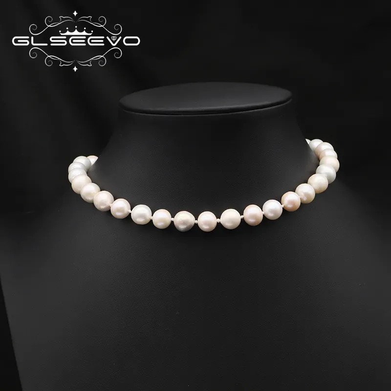 Freshwater Pearl Edison Short Thread Necklace Simple Exquisite Luxury Necklace Women's Bridal Fine Jewelry