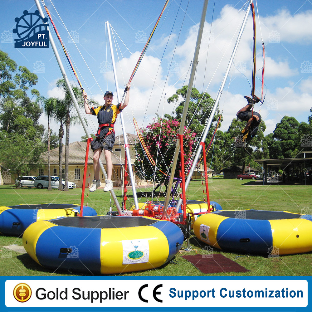 Jumping bungee trampoline