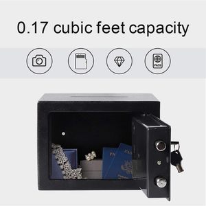Küçük kasa Mini güvenlik kasası kutuları çocuklar ev ofis için güvenli elektronik kilit kişisel kasa para kasası kasa - Product Image 4