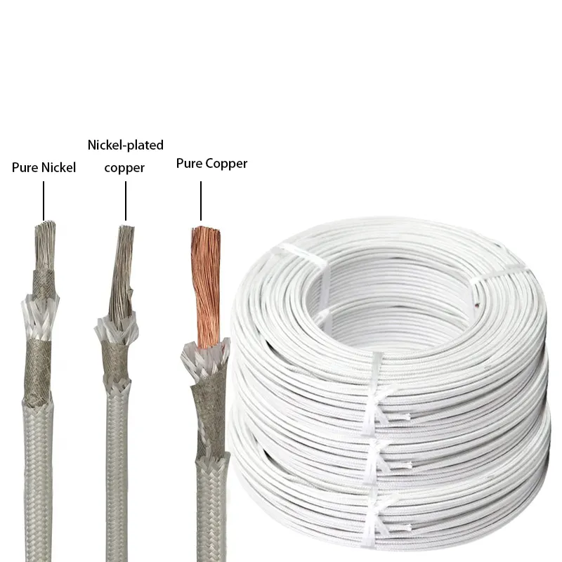 Cable y envoltura de fibra de vidrio para máquina soplada por fusión, Cable de alta temperatura, Gn500