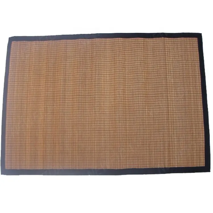 Tapis de sol écologique en bambou fin, 1 pièce, avec support antidérapant, pour salon