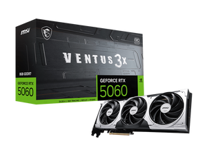 การ์ดจอ RTX5060 MSI ใหม่สำหรับเล่นเกม deepseek 50ซีรีส์ RTX 5060 Ventus 3X 8G OC - Product Image 1