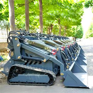 Free Shipping Cheap Mini Skid Steer Loader EPA/EURO 5 Diesel Mini Skid Steer Loaders Crawler Driving Style Mini Wheel Loader - Product Image 1