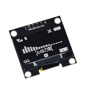 1.3 inç oled IIC seri beyaz OLED ekran modülü 128arduino I2C SSD1306 12864 LCD ekran panosu VDD GND SCK SDA Arduino için siyah