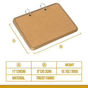 Flip-Page <strong>Patch</strong> Book <strong>Patches</strong> Booklet Organizer Mini Display <strong>Panel</strong> Holder with Metal Removable Ring Binders Enamel Pin Display - Product Image 6