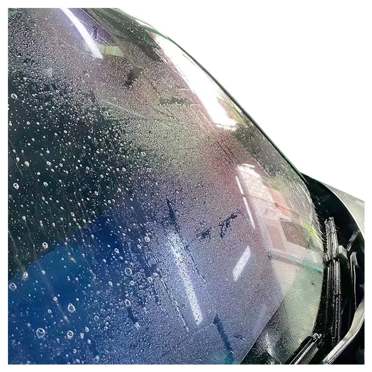 Vente en gros pas cher rejet UV 100% sécurité décoratif solaire teinté voiture verre porte fenêtre film