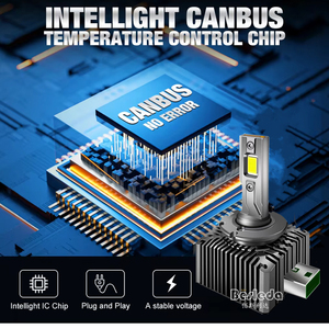 D2S LED far dönüşüm kiti-6000K beyaz ışık, tak & çalıştır hiçbir hata D1s D2s D3s D4s D5s D8s Led - Product Image 4