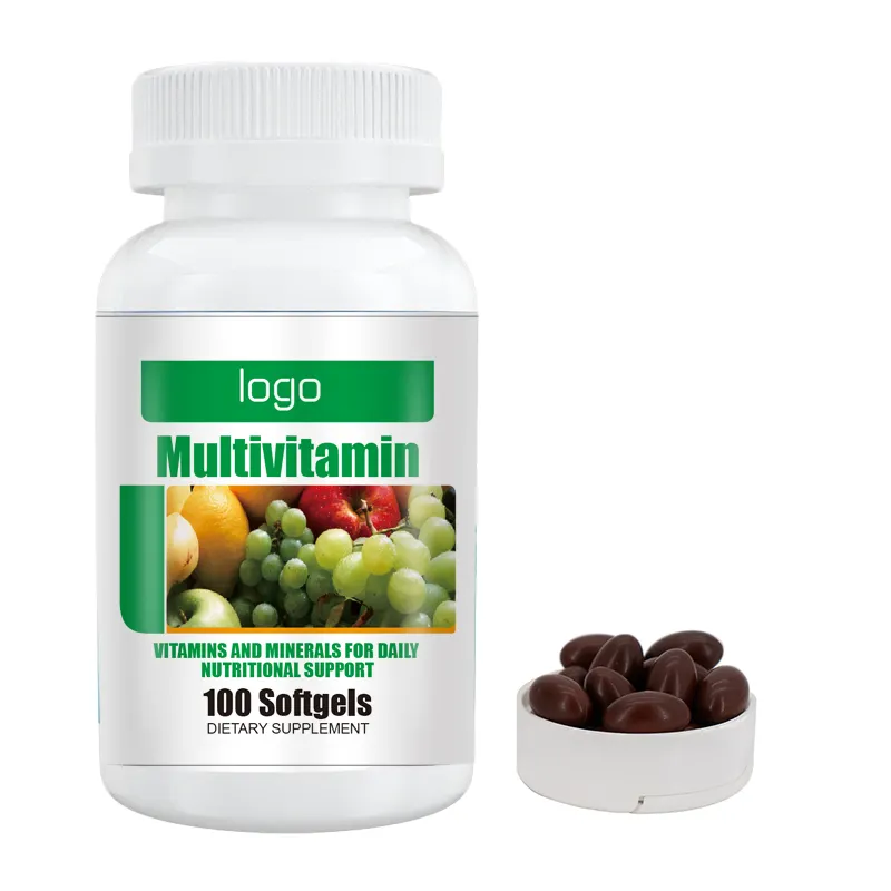 건강 보충교재 multivitamin softgel 캡슐