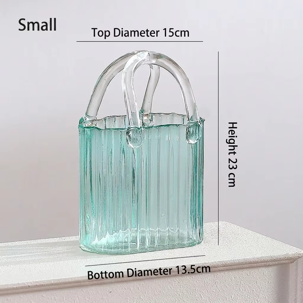 Sac à rayures verticales bleu