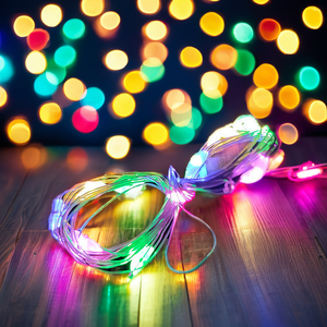 Small <strong>LED</strong> Decorative <strong>String</strong> <strong>Light</strong> for Outdoor Christmas Wedding Holiday Graduation Parties-Mix Color 1m 2m 10m Lighting Decor - Product Image 6