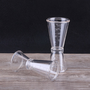 Çift taraflı plastik bar ölçme fincan 20ml 40ml kokteyl şarap jigger - Product Image 1