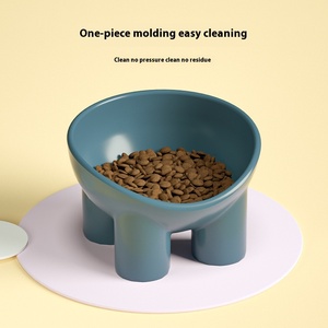 Orijinal Macaroon kedi/köpek kase çevre dostu dayanıklı plastik anti-vurmak boyun koruması ile katı besleme için - Product Image 1
