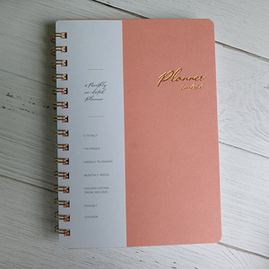 Luxury Softcover Spiral Wire-O Binding Daily Paper <strong>Notebook</strong> <strong>Customize</strong> <strong>Printing</strong> Activity Refillable Planner A5 With Gold Foil Lo - Product Image 5