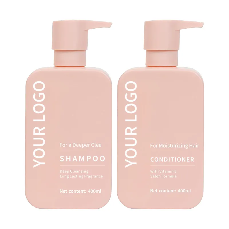Rongyao Private Label Haarshampoo Conditioner Set 400 Ml Roze Geur Shampoo En Conditioner Set