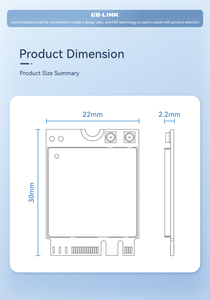 Kompaktes WiFi 7-Modul für IoT-Geräte-802.11be, 3.0Gbps, Bluetooth 5.4, USB 2.0, FCC/CE/KC-zertifiziert