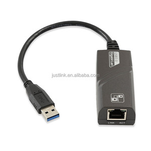 Justlink高速USB3.0至rj4 5千兆以太网局域网1000Mbps网卡USB至RJ45台式手机适配器 - Product Image 2