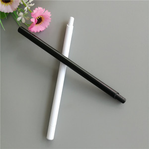 塑料廉价多色直圆珠笔，带帽定制印刷文具标志 - Product Image 2