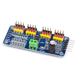 Arduino Robot için PWM Servo sürücü panosu 16 kanallı PCA9685 denetleyici IIC arayüzü