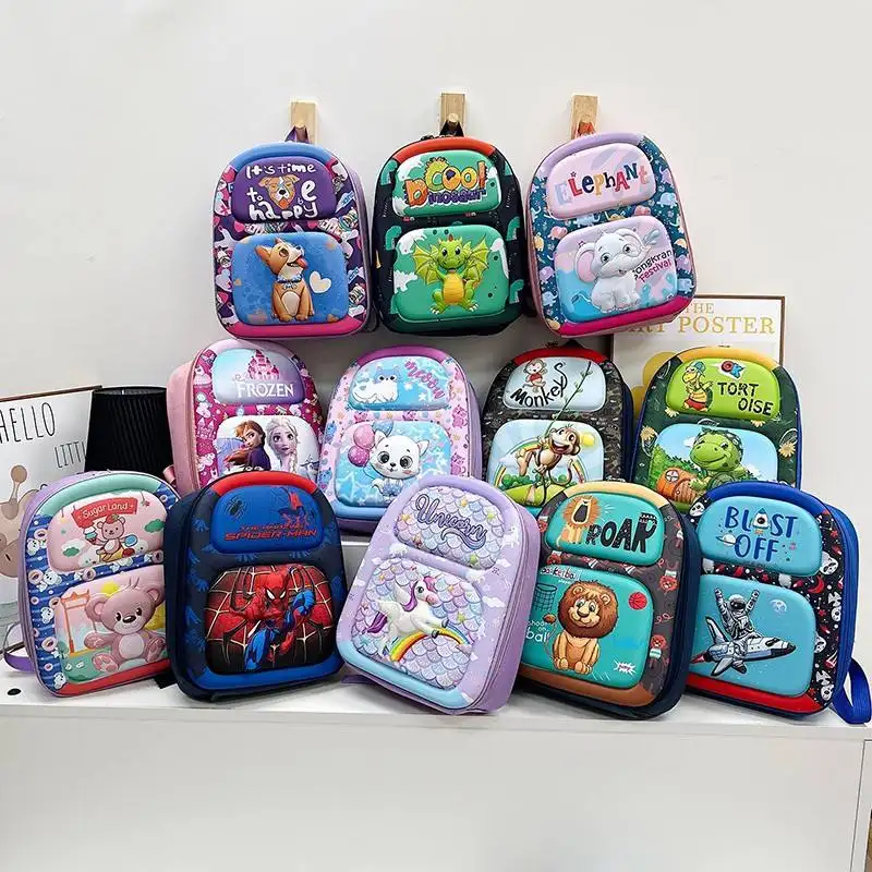 2024 gran oferta 3D Eva dibujos animados Tigre Animal mochila escolar impermeable lindo mochilas escolares niños mochila escolar para niños