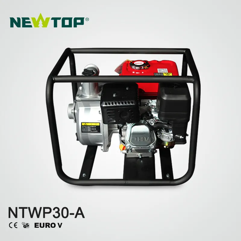 Tarım için NTWP30-A 6.5HP sulama suyu pompası tarım benzinli su pompası