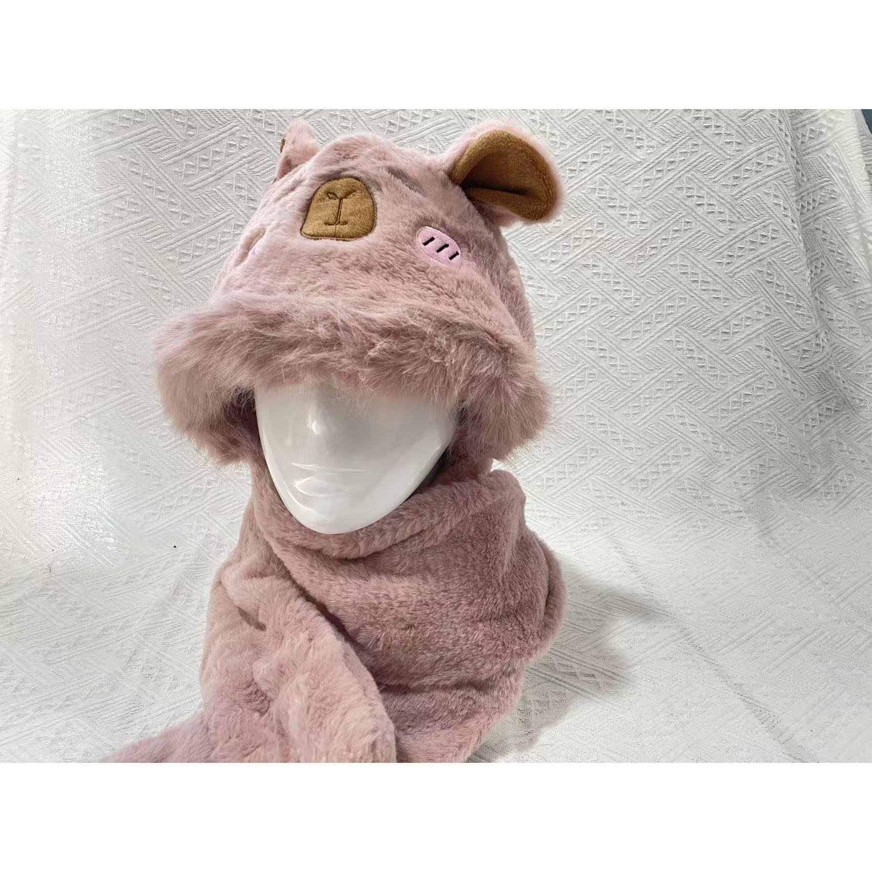 Capibala adulte rose (rose épaissi 360g)