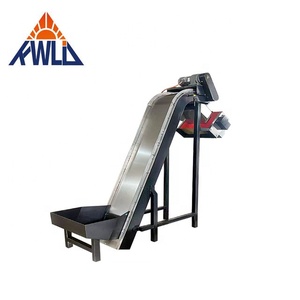 Elevador inclinado personalizado de tamaño de cinta transportadora para transporte de materiales Manejo de virutas de corte automatizado eficiente - Product Image 6