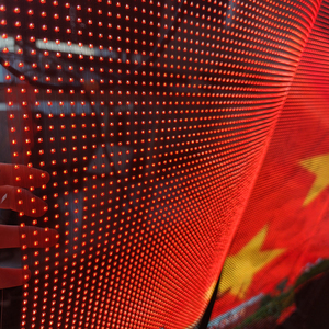 Display a LED con pellicola in vetro per display a LED super sottile adesivo trasparente a installazione rapida per parete di - Product Image 2