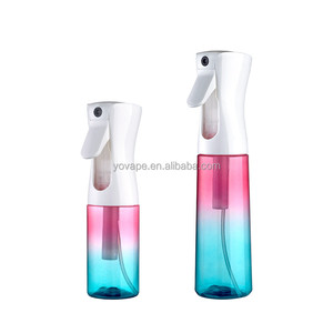 קשת 160ml 200ml 300ml 500ml 10oz PET קוסמטיקה סלון עיתונות בסדר הדק ערפל תרסיס רציף בקבוק למספרה שיער הלבשה