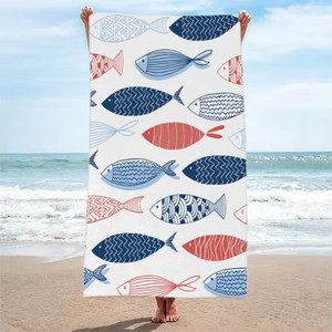 Factory Personalized Poly Cotton Quick Dry Pool <strong>Towel</strong> Highly Absorbent Custom Your <strong>Name</strong> 30&quot; X 60&quot; Beach <strong>Towels</strong> - Product Image 4