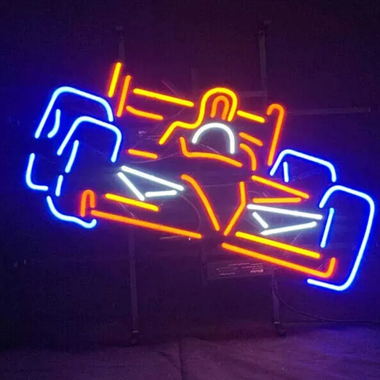 Insegne personalizzate al Neon kart segnaletica parco a tema da parete Custom scritta scritta al Neon Led luce dell'insegna al Neon