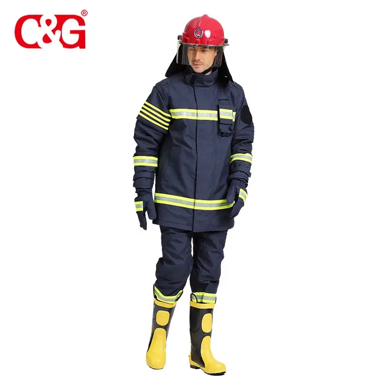 消防隊の制服消防士のスーツの服