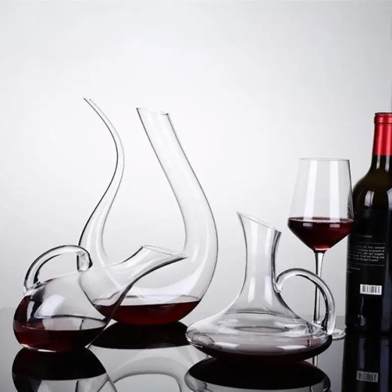 Các Nhà Sản Xuất Thủy Tinh Bán Buôn Tay-Thổi Pha Lê Thủy Tinh Rượu Vang Đỏ Decanter