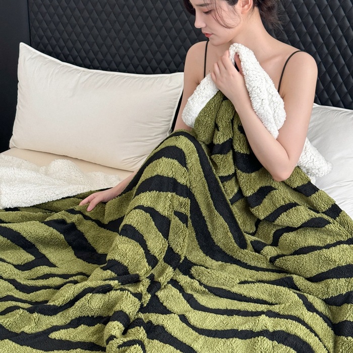 Green zebra pattern