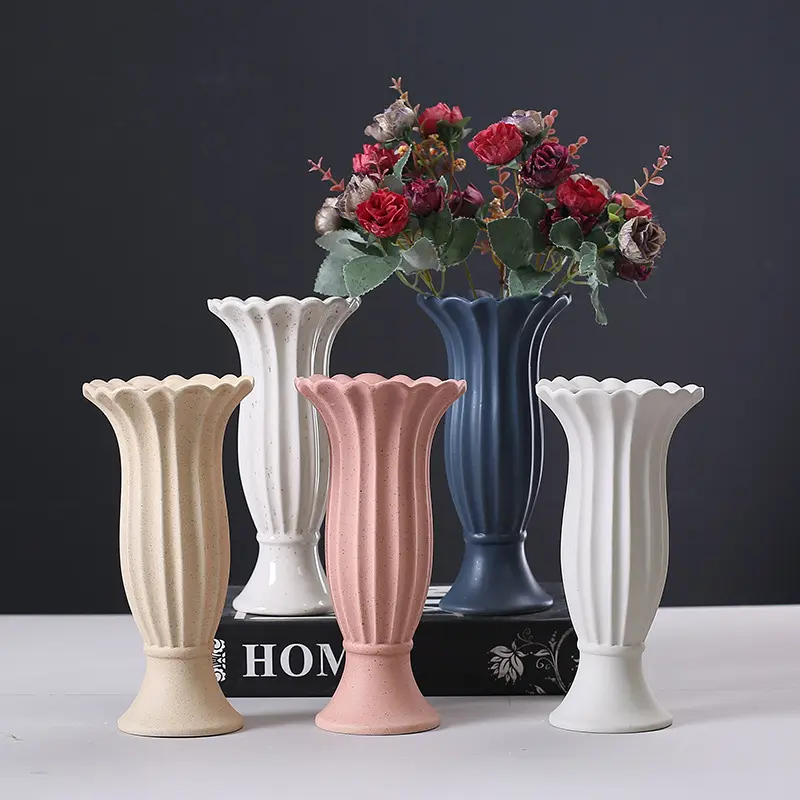 Minimalist House Decoration Luxury Vase Interior Accessories Color Ceramic Vase For Home Decor
