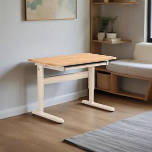 Modern <strong>Style</strong> Commercial Office Furniture <strong>Simple</strong> Height Adjustable <strong>Computer</strong> Desk with Handle for Writing